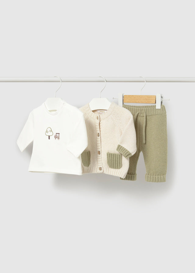 Mayoral 2522 Baby 3‑Piece Outfit Set