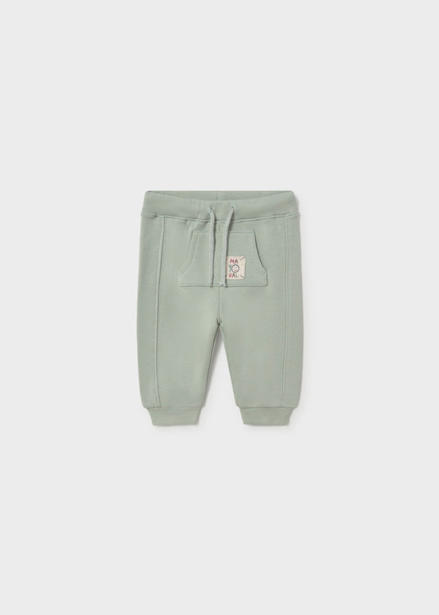 Mayoral 2527 Baby Pants – Green & Beige (AW26)