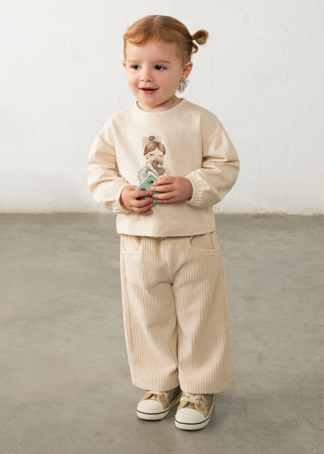 Mayoral Soft Cord Style Trousers 2537
