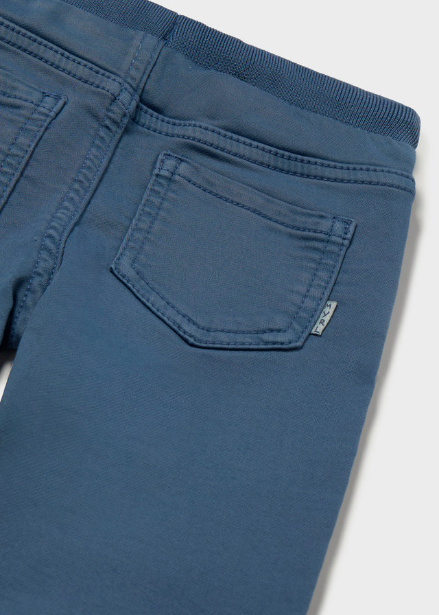 2541 Mayoral Elasticated Ankle Canvas Type Joggers