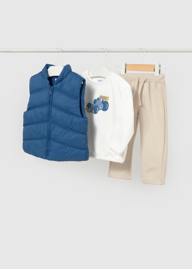 2687 Mayoral Boys Gilet Set | Designer Outfit Set | Little VIPS