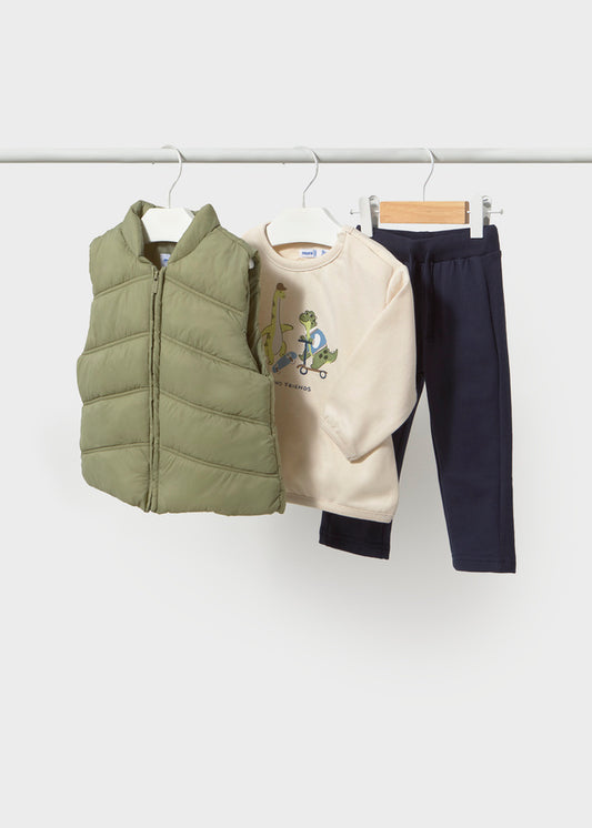 2687 Mayoral Boys Gilet Set | Designer Outfit Set | Little VIPS