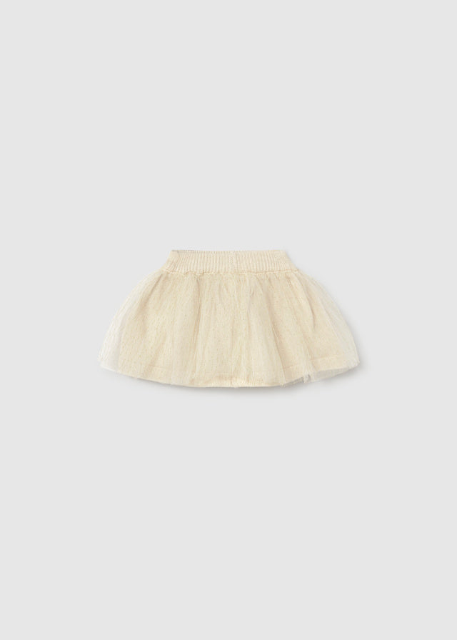 Mayoral Baby Girls Skirt Set 2811 | Red & Cream Outfit