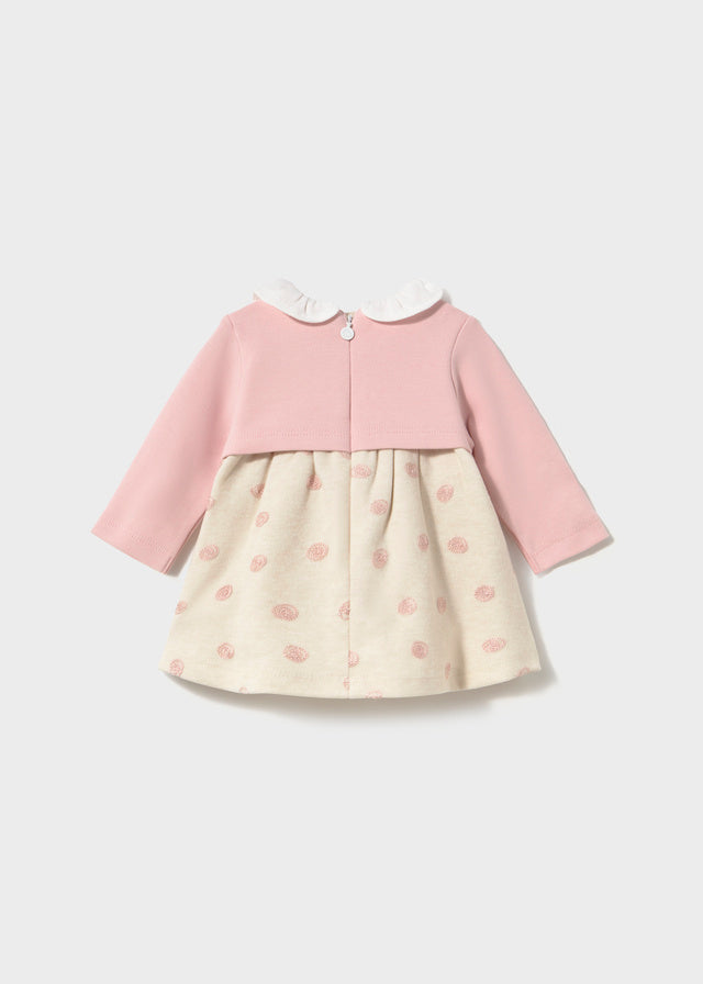 Mayoral Spotty Dress Set | Baby Girl Pink Dress 2817