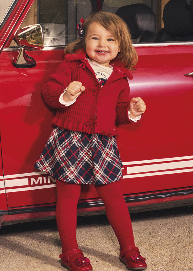 Mayoral Checked Tartan Style Skirt Set 2953