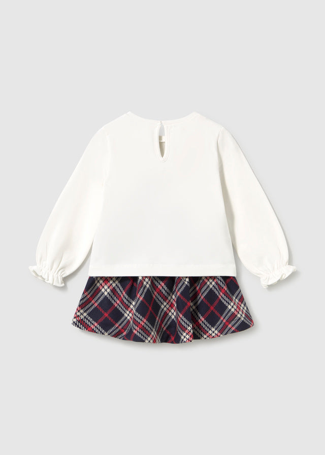 Mayoral Checked Tartan Style Skirt Set 2953