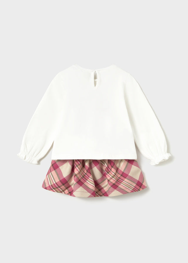 Mayoral Checked Tartan Style Skirt Set 2953