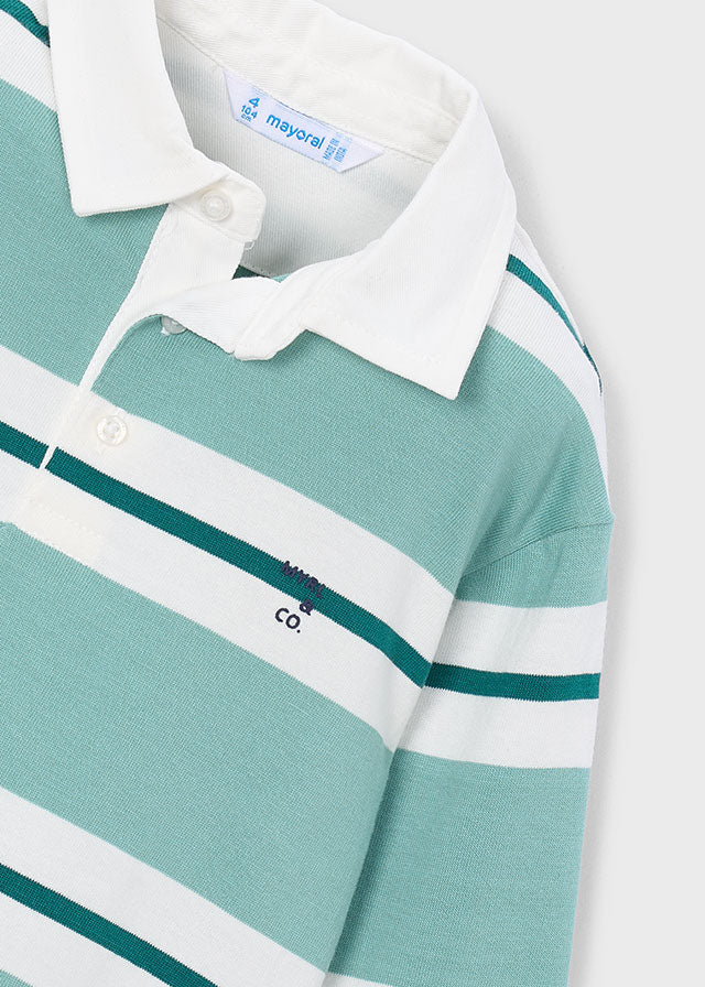 Mayoral Boys Striped Polo Shirt 4141