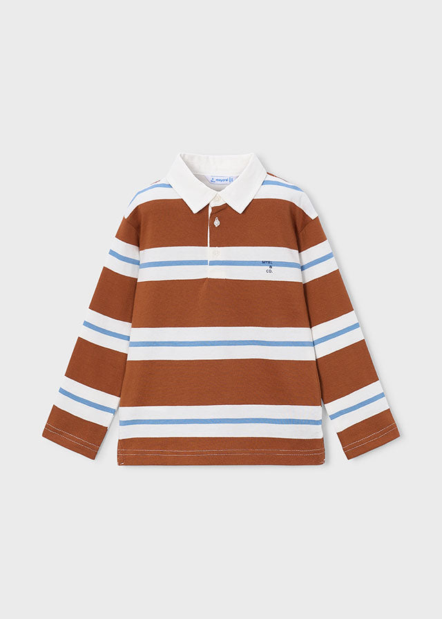 Mayoral Boys Striped Polo Shirt 4141