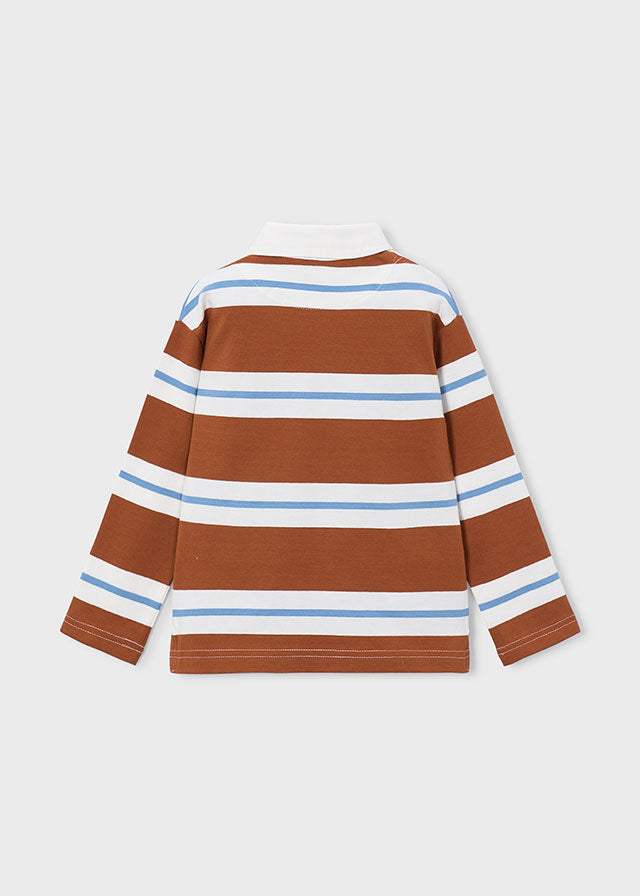 Mayoral Boys Striped Polo Shirt 4141