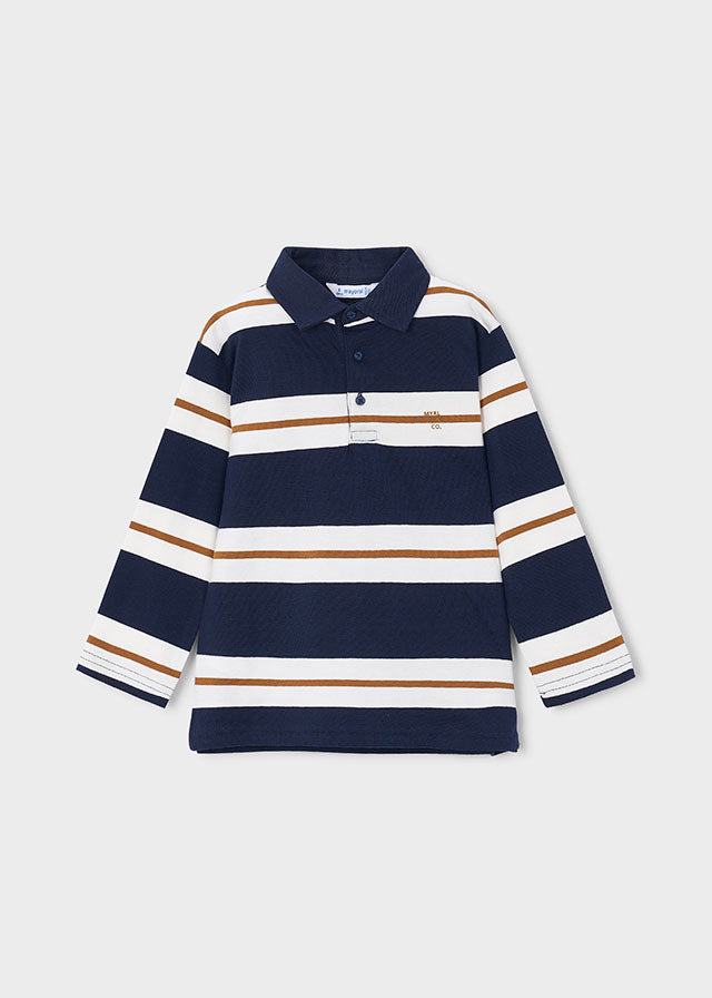 Mayoral Boys Striped Polo Shirt 4141