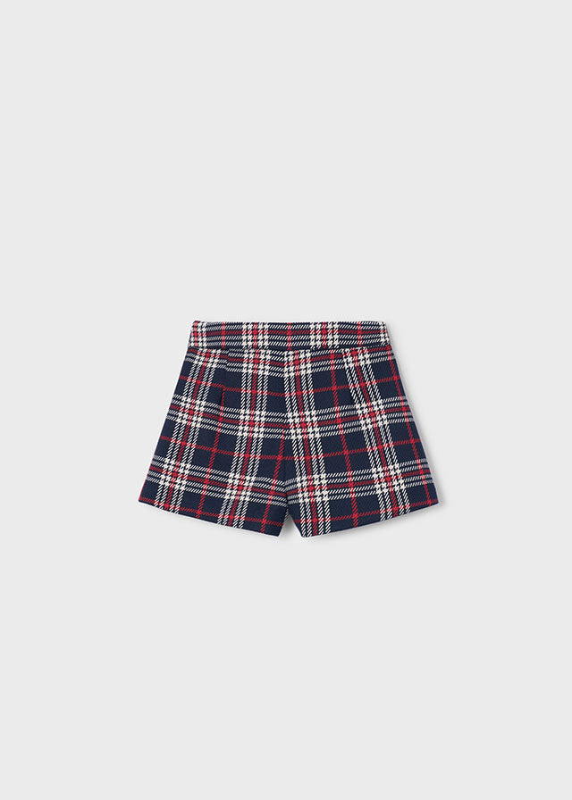 Mayoral Girls Plaid Dressy Shorts 4229