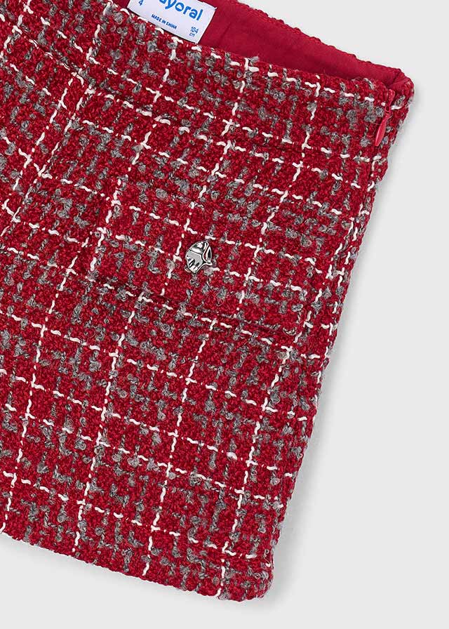 4230 Mayoral Plaid Dressy Shorts