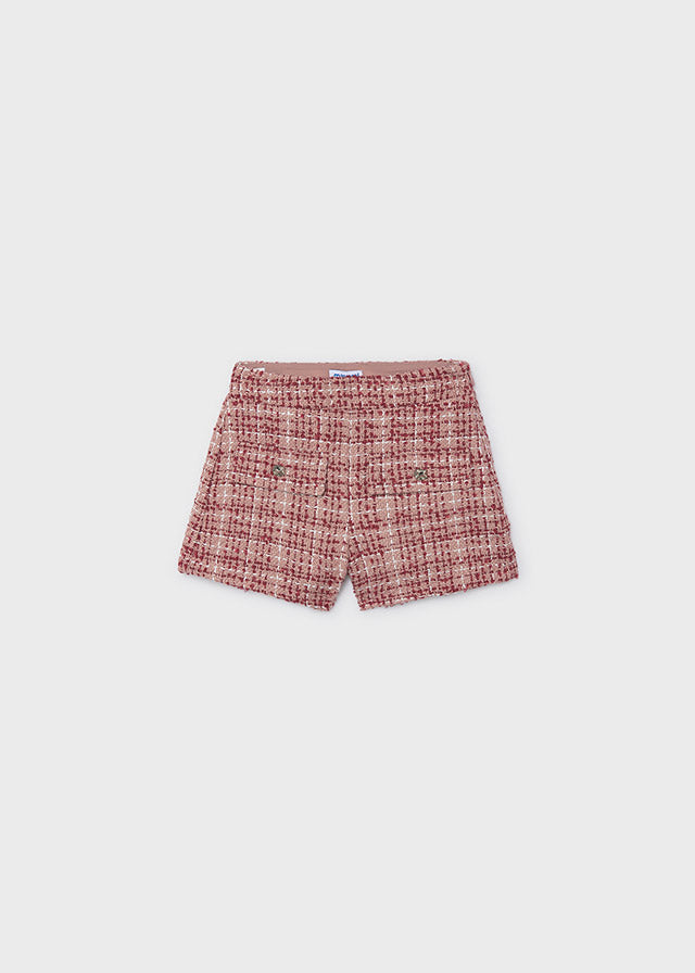 4230 Mayoral Plaid Dressy Shorts