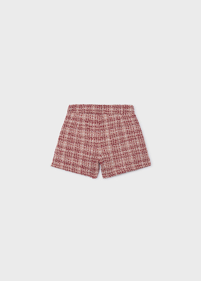 4230 Mayoral Plaid Dressy Shorts