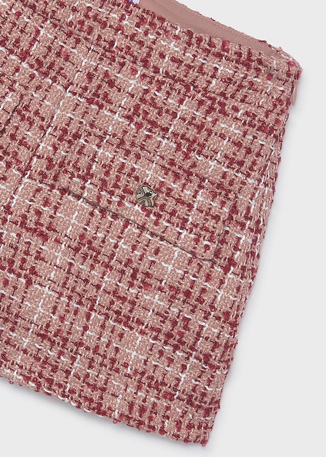 4230 Mayoral Plaid Dressy Shorts