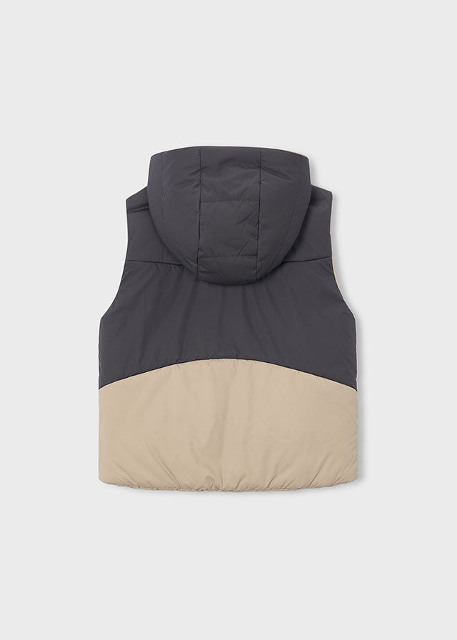 Mayoral Boys Navy Padded Gilet | Lightweight Reversible Bodywarmer 4312