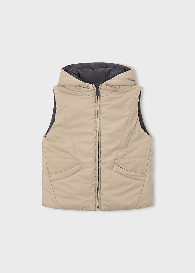 Mayoral Boys Navy Padded Gilet | Lightweight Reversible Bodywarmer 4312