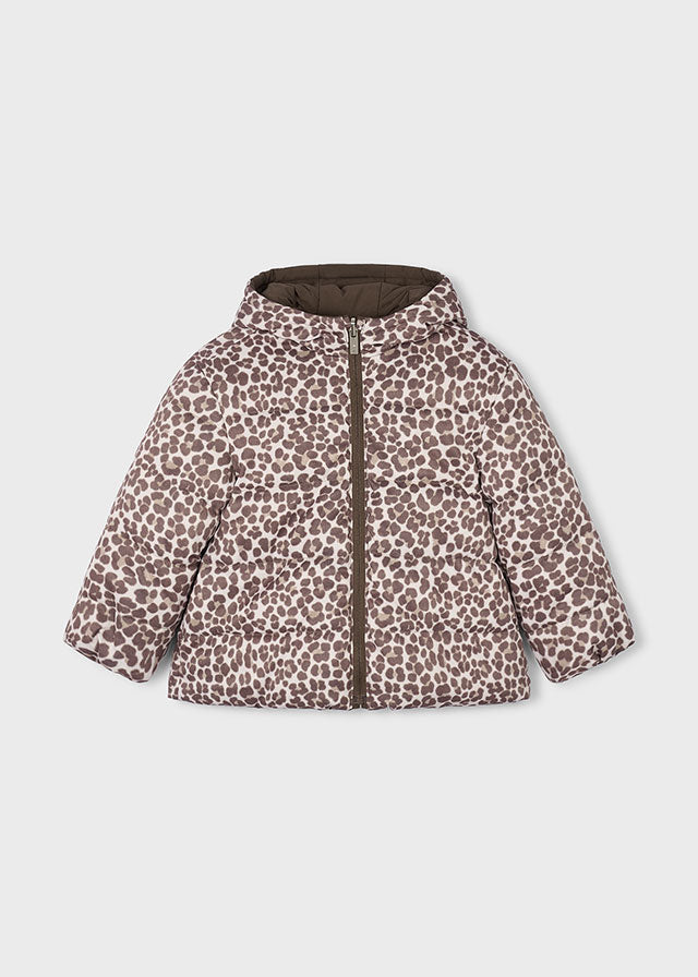 Mayoral Girls Reversible Brown Coat 4418