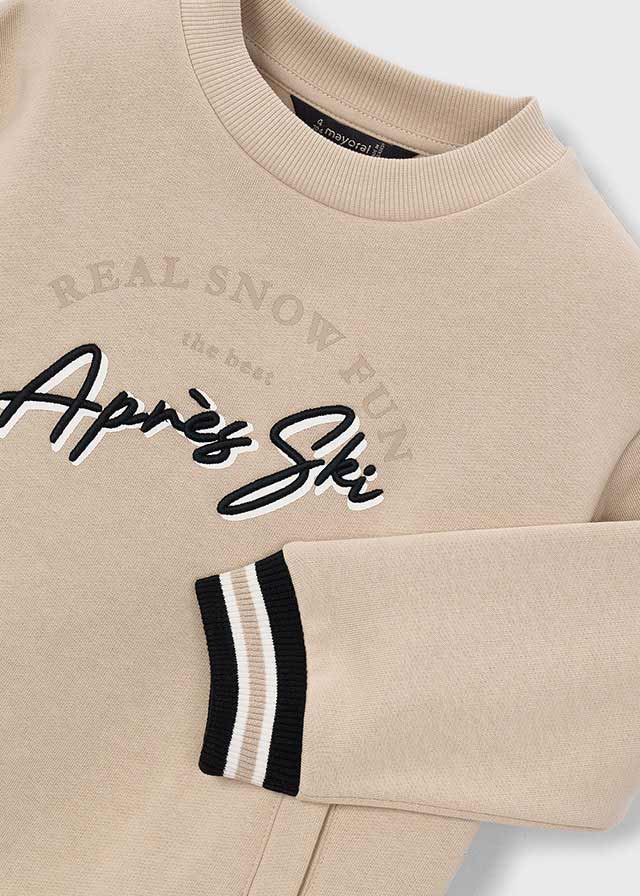 Mayoral Sweatshirt Apres Ski Detail