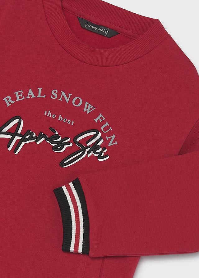 Mayoral Sweatshirt Apres Ski Detail