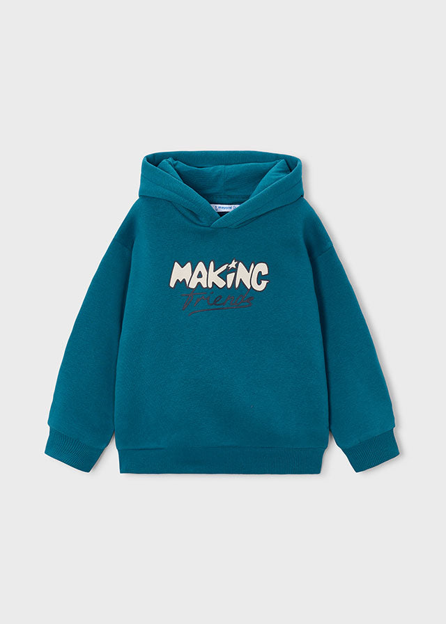 Mayoral Hooded Sweatshirt for Boys | Designer Kids Hoodie | Little VIPS 4463