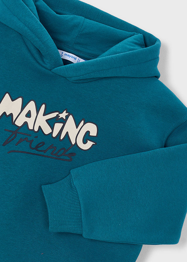 Mayoral Hooded Sweatshirt for Boys | Designer Kids Hoodie | Little VIPS 4463