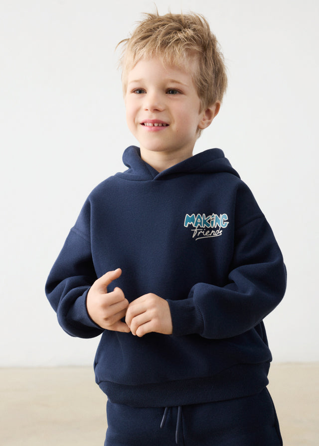 Mayoral Hooded Sweatshirt for Boys | Designer Kids Hoodie | Little VIPS 4463