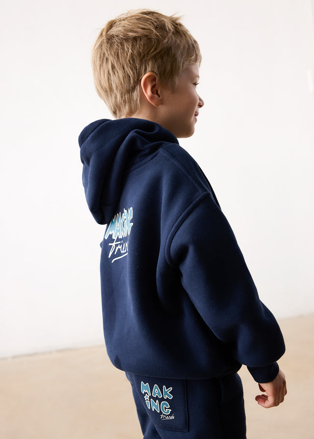 Mayoral Hooded Sweatshirt for Boys | Designer Kids Hoodie | Little VIPS 4463