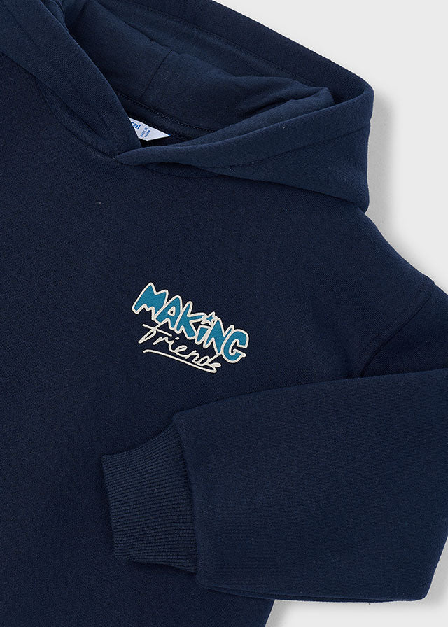Mayoral Hooded Sweatshirt for Boys | Designer Kids Hoodie | Little VIPS 4463