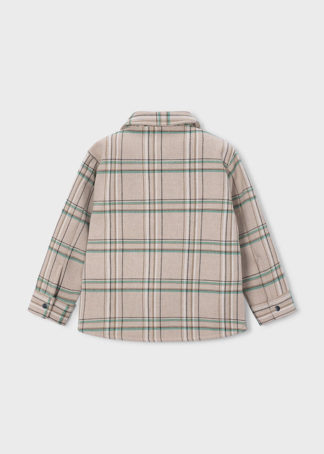 Mayoral Boys Navy Blue Lumberjack Style Overshirt | 4-10 Years 4466