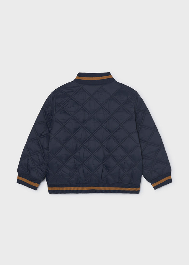 4468 Mayoral Boys Navy Coat | Designer Kidswear | Little VIPS