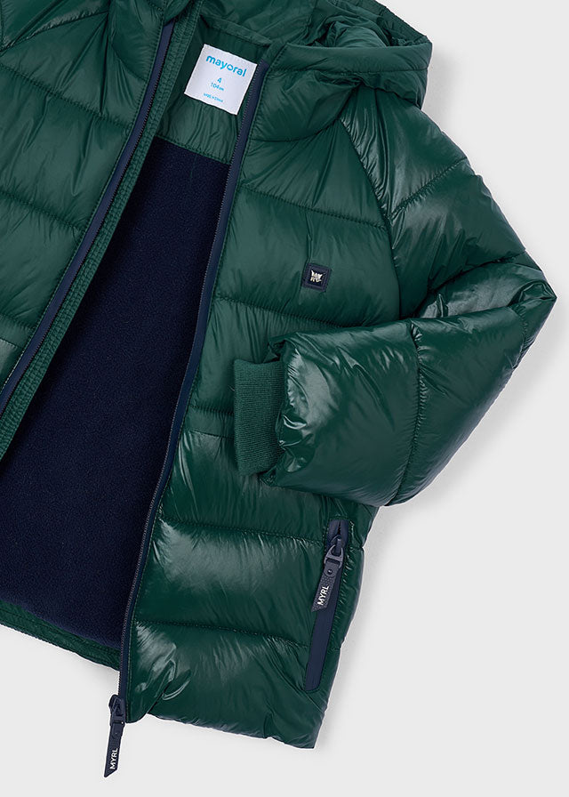 Mayoral Boys Navy Puffer Jacket with Hood | Winter Coat 4469