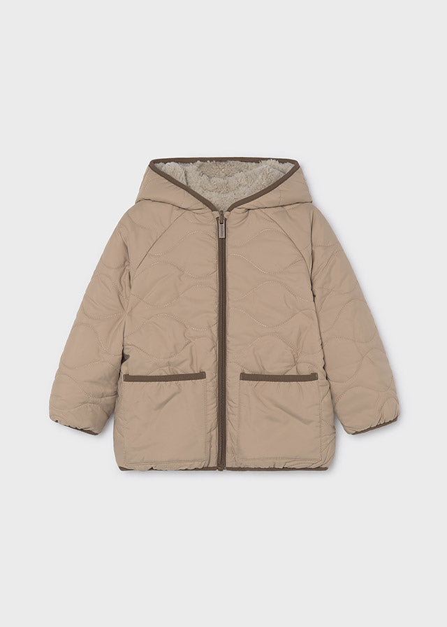 Mayoral Boys Fleece Reversible Hooded Jacket 4470