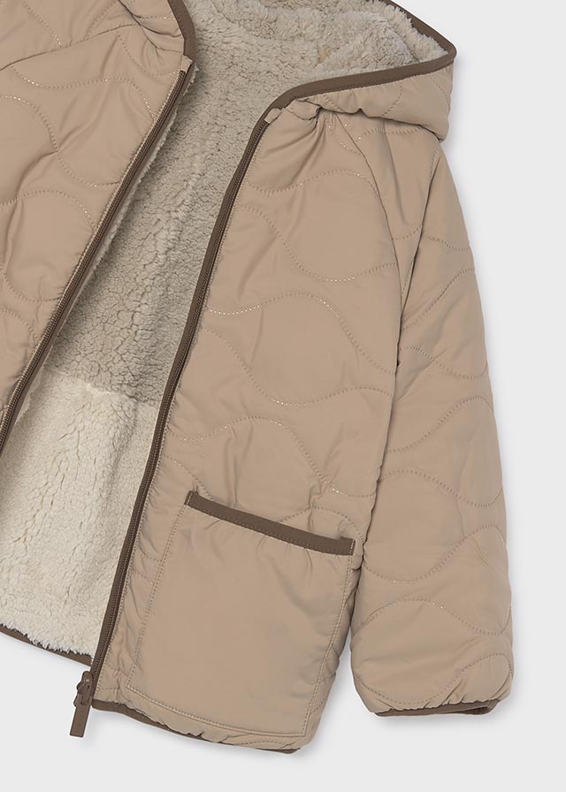 Mayoral Boys Fleece Reversible Hooded Jacket 4470