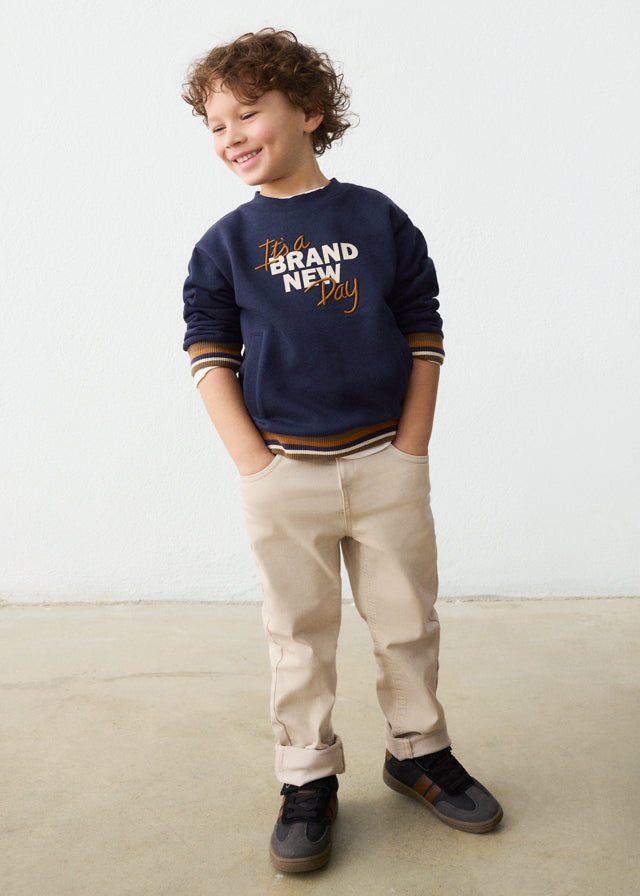 4504 Mayoral Boys 5 Pocket Trousers | Smart Casual Designer Trousers | Little VIPS