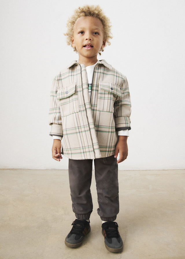 Mayoral 4511 Soft Joggers for Boys | Black & Blue | Little VIPS