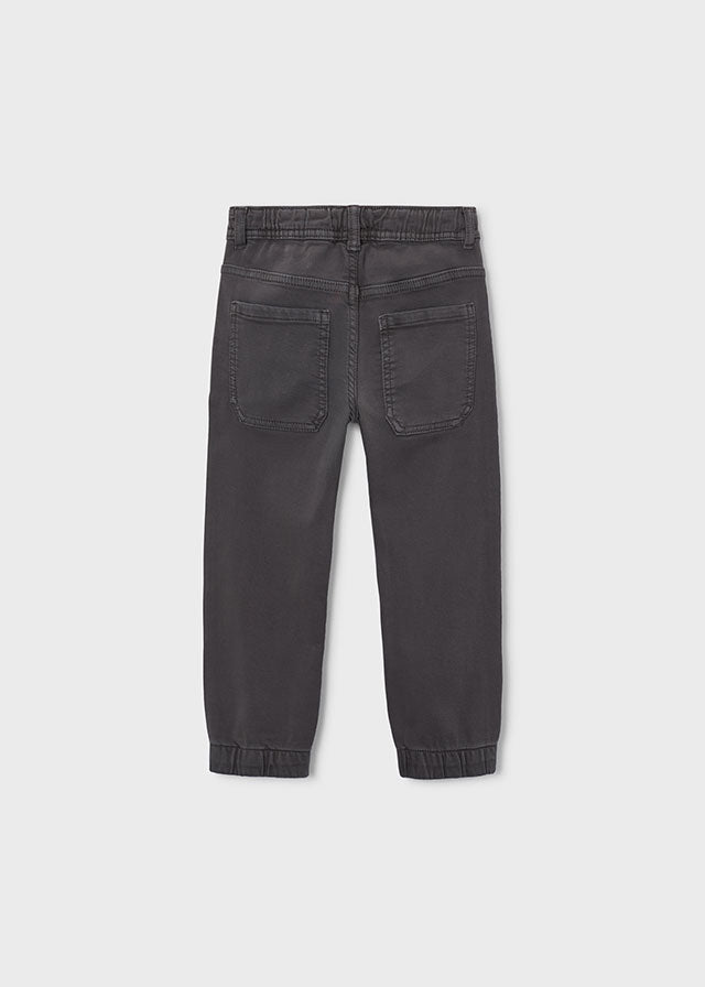 Mayoral 4511 Soft Joggers for Boys | Black & Blue | Little VIPS