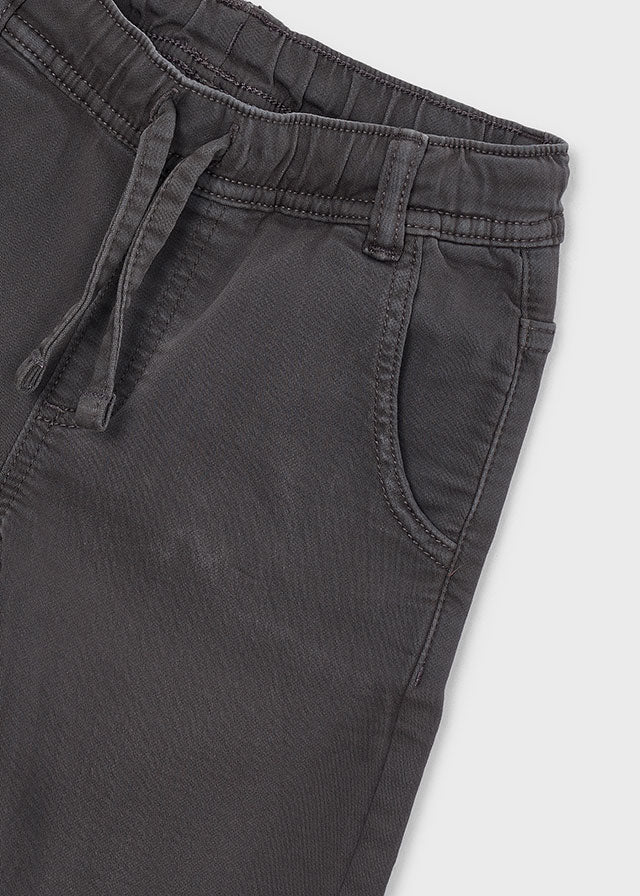 Mayoral 4511 Soft Joggers for Boys | Black & Blue | Little VIPS