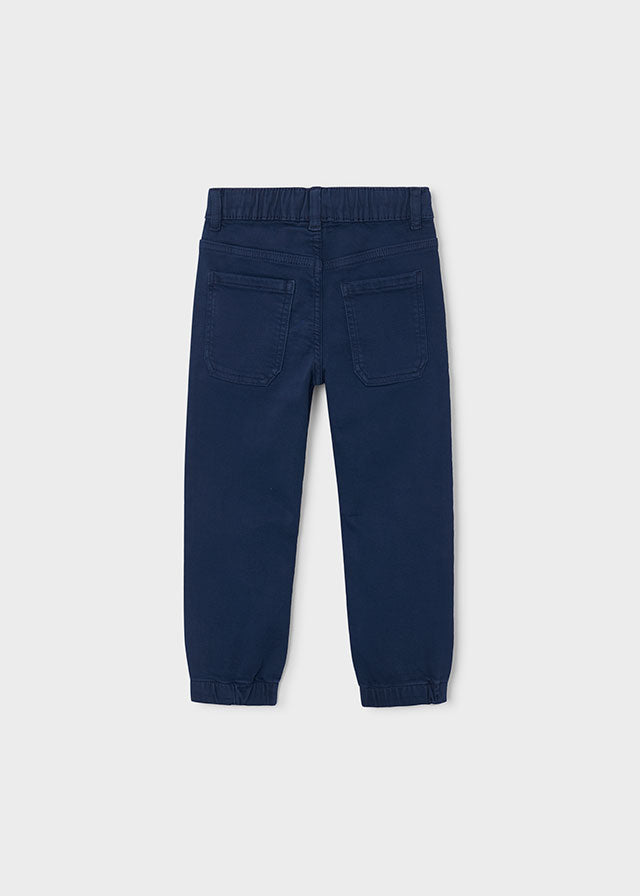 Mayoral 4511 Soft Joggers for Boys | Black & Blue | Little VIPS