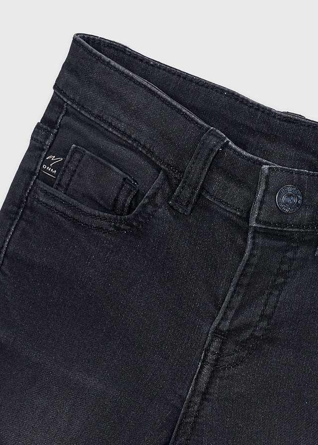 Mayoral 4516 Slim Leg Jeans Black | Boys Designer Jeans | Little VIPS