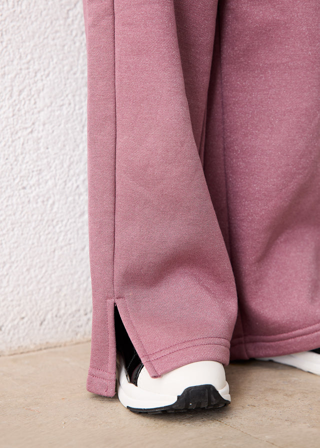 Mayoral Wide Leg Leisure Trousers | Girls Purple Trousers | Little VIPs 4518