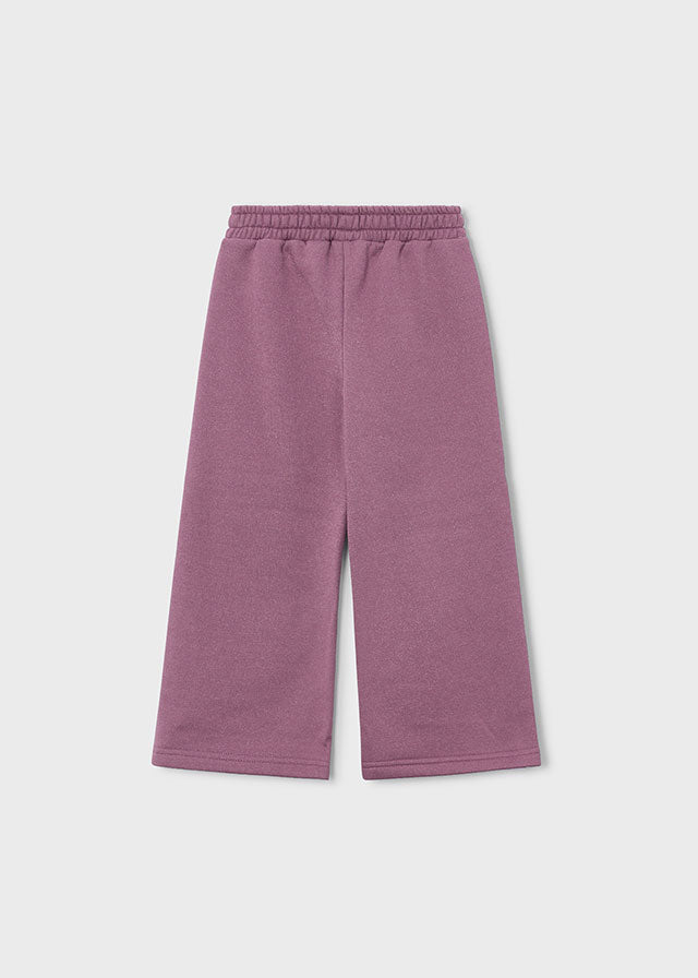 Mayoral Wide Leg Leisure Trousers | Girls Purple Trousers | Little VIPs 4518