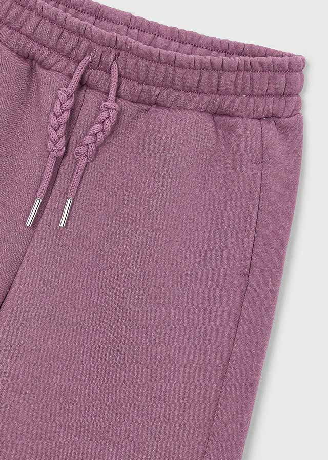 Mayoral Wide Leg Leisure Trousers | Girls Purple Trousers | Little VIPs 4518