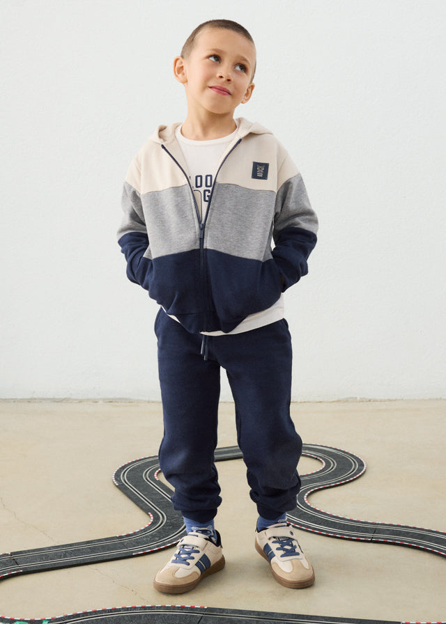 Mayoral Boys 3 Piece Tracksuit Blue & Red | Little VIPS 4808