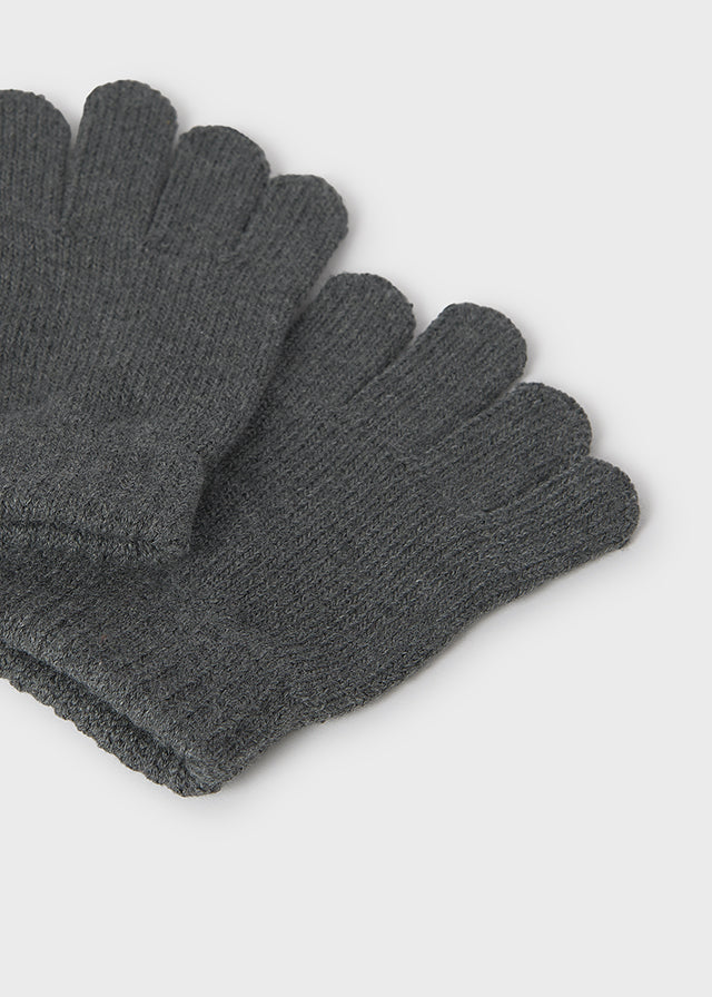 Mayoral Boys Gloves Grey & Navy | Winter Accessories | Little VIPS 10294