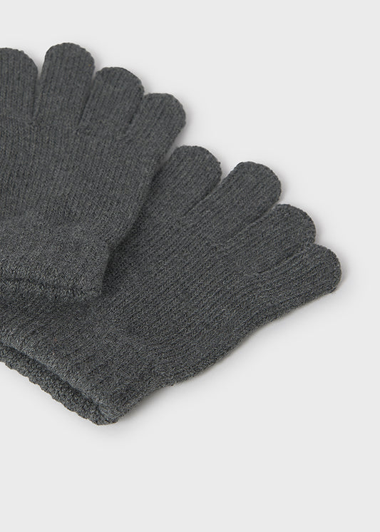 Mayoral Boys Gloves Grey & Navy | Winter Accessories | Little VIPS 10294