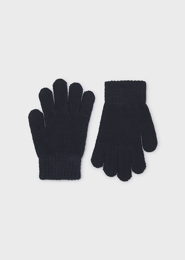 Mayoral Boys Gloves Grey & Navy | Winter Accessories | Little VIPS 10294