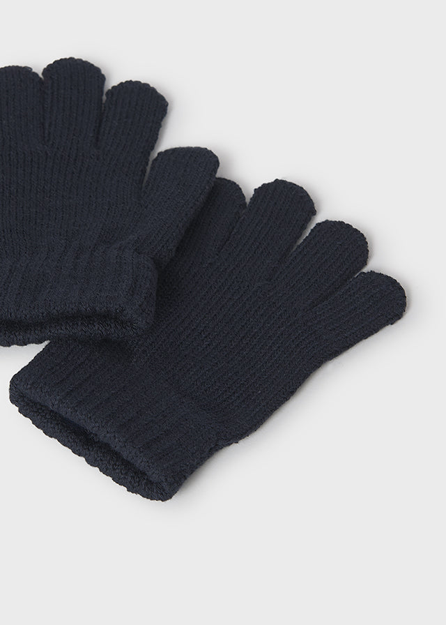 Mayoral Boys Gloves Grey & Navy | Winter Accessories | Little VIPS 10294