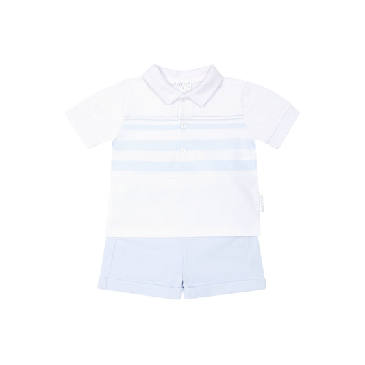 801D Pastels Polo and Shorts Set - Bryce
